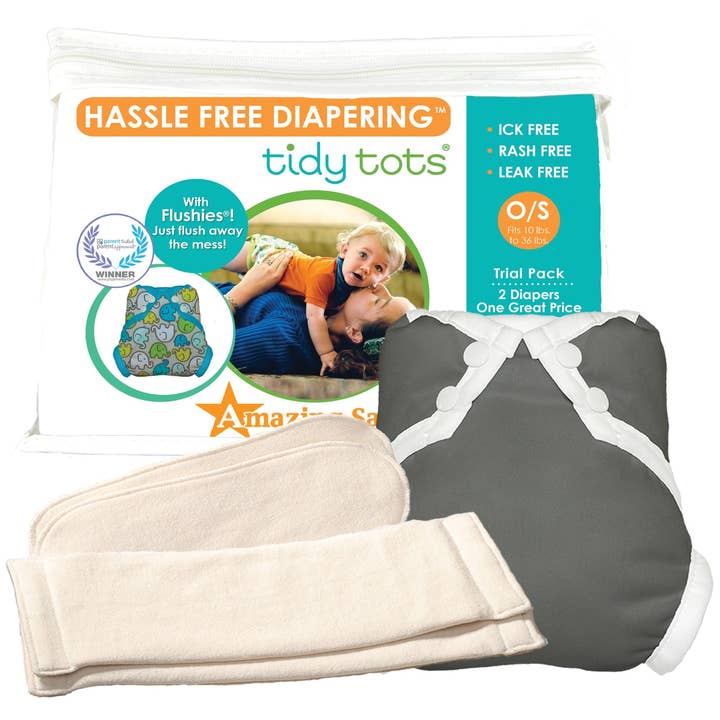 Kit d'essai - Gris pour la vente par Tidy Tots Diapers