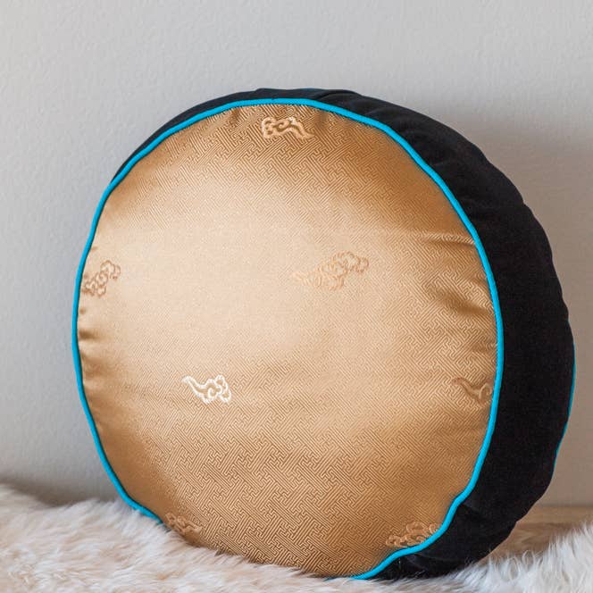 Kathmandu yogi - Wholesale Meditation supplies - Brocade Cushion - More Styles + Colors Available6