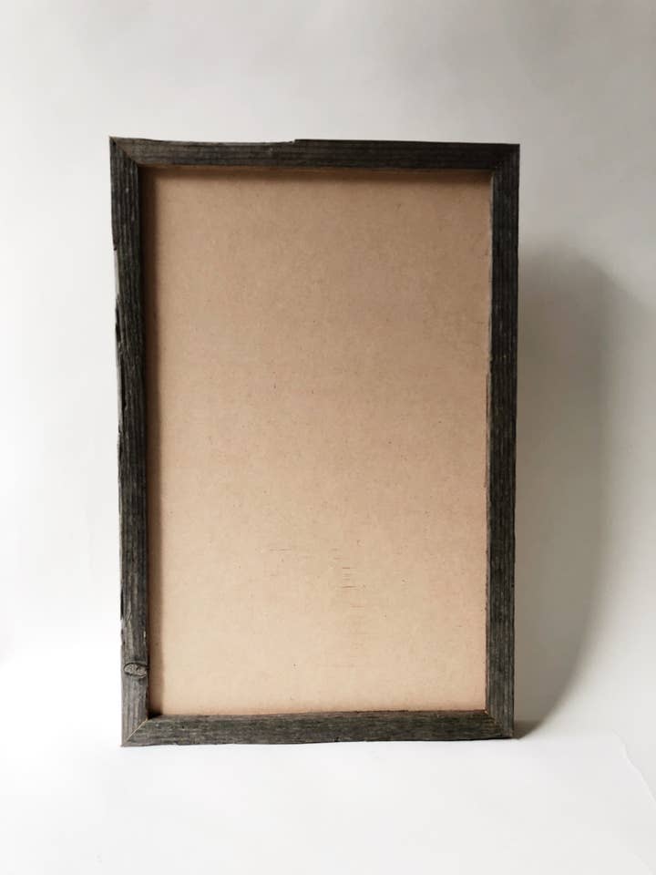Reclaimed Wood Picture Frame 11x17 Gallery Frame for wholesale by Alibi Interiors