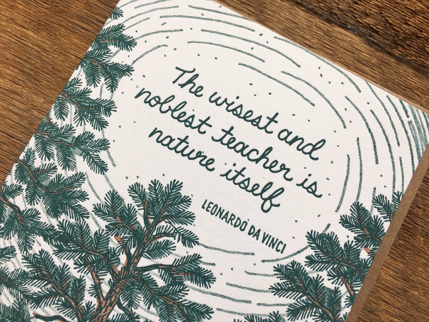 Noteworthy Paper & Press - Venta al por mayor Tarjetas de felicitación - Tarjeta de cita Da Vinci2