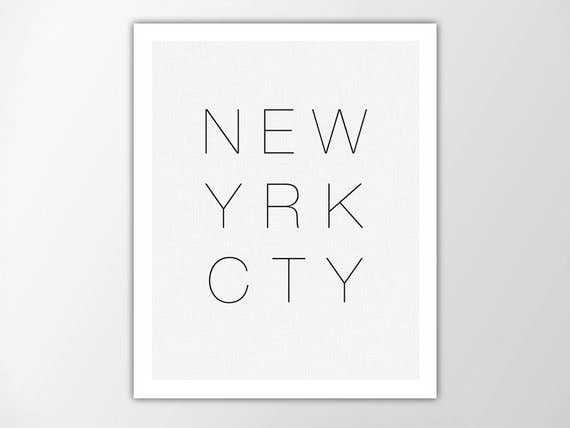 The National Anthem - Wholesale Art Print - 8” x 10” New York City Typography Art Print1