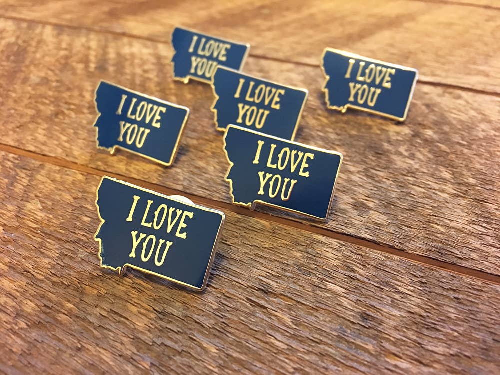 Noteworthy Paper & Press - Wholesale Lapel Pin/Button - Montana Enamel Pin2