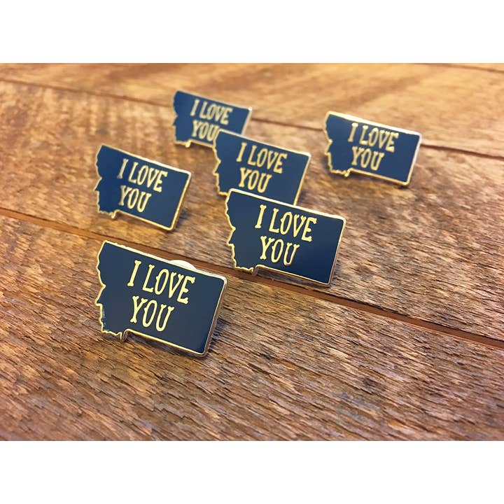 Noteworthy Paper & Press - Wholesale Lapel Pin/Button - Montana Enamel Pin2