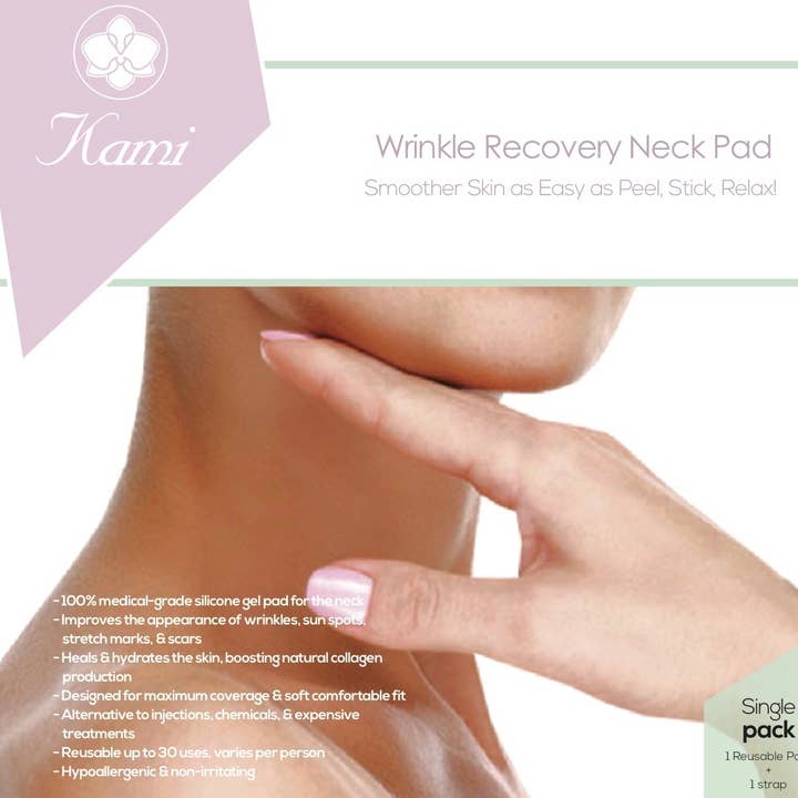 Kami Pure - Wholesale Skin Smoothing Kit - Kami Pure Anti Wrinkle Neck Pad - Botox Alternative 30 uses