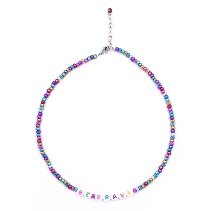 Handgefertigte Perlenkette Brave Words of Wisdom für den Großhandel von Sadie’s Moon