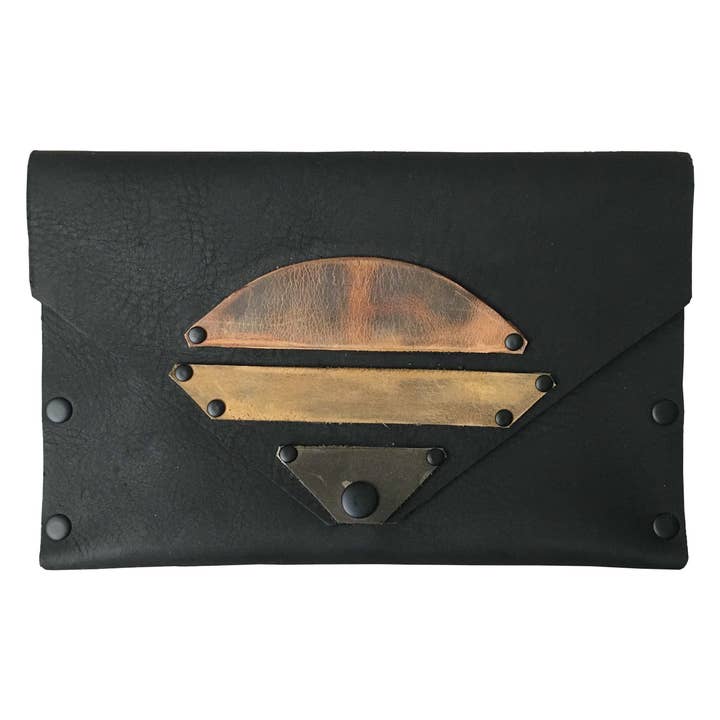 Sunrise Clutch for wholesale by SKG Leather