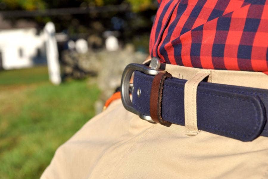 Sailormade - Wholesale Belt - Men's - Lookout Waxed Cotton Belt - Navy1