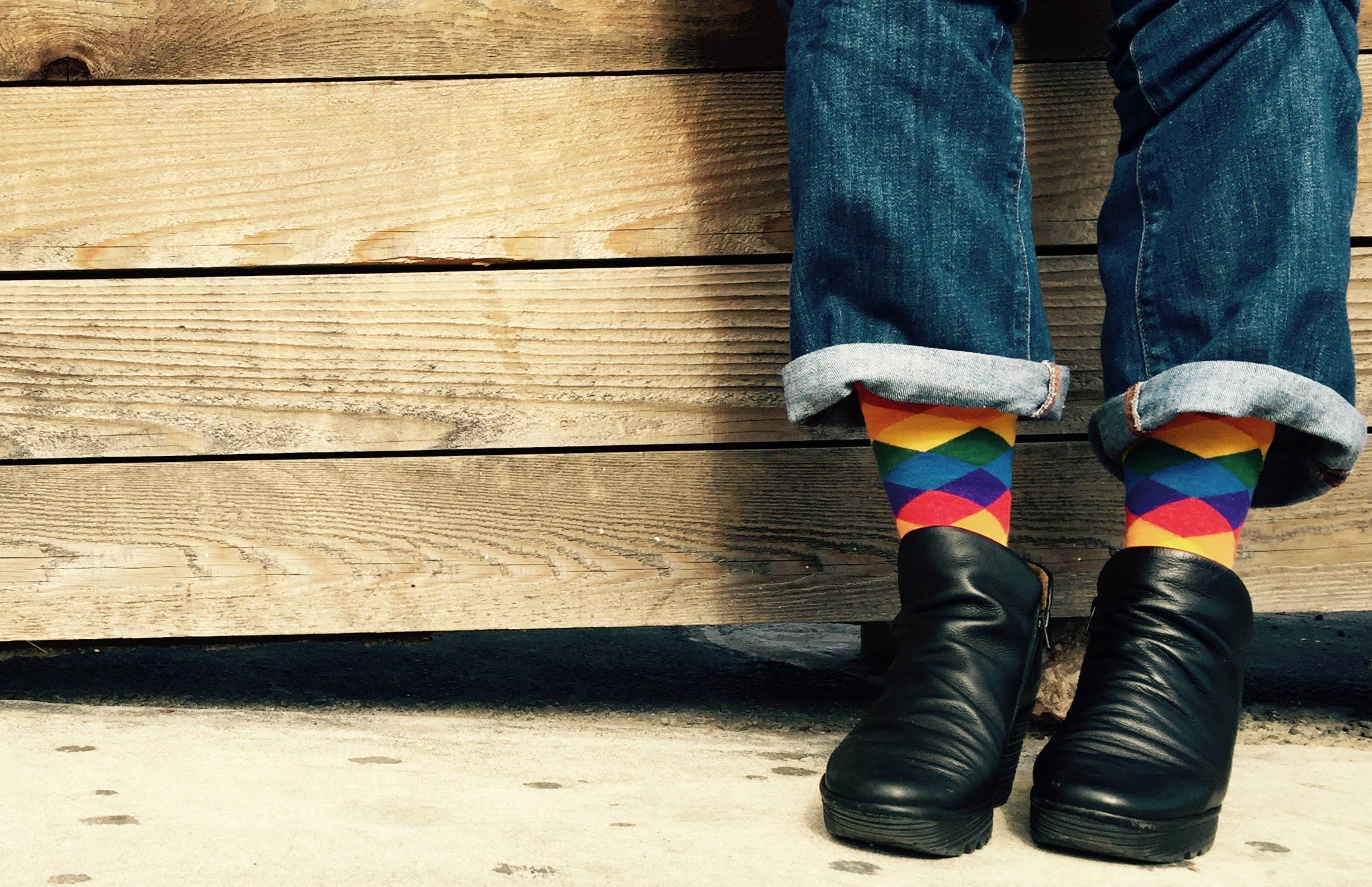 Pride Socks - Wholesale Socks - Unisex - Unisex Business Causal- Argyle Magic6