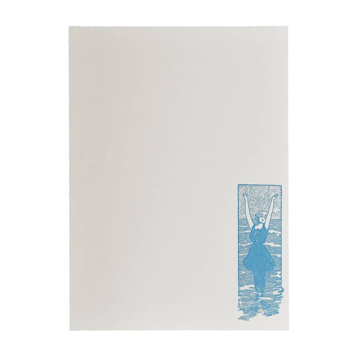 Water Girl - Tails Boxed Notecards for wholesale by folio press & paperie