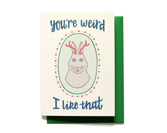 Hennel Paper Co. - Venta al por mayor Tarjetas de amor - Tarjeta de amor - Jackalope0