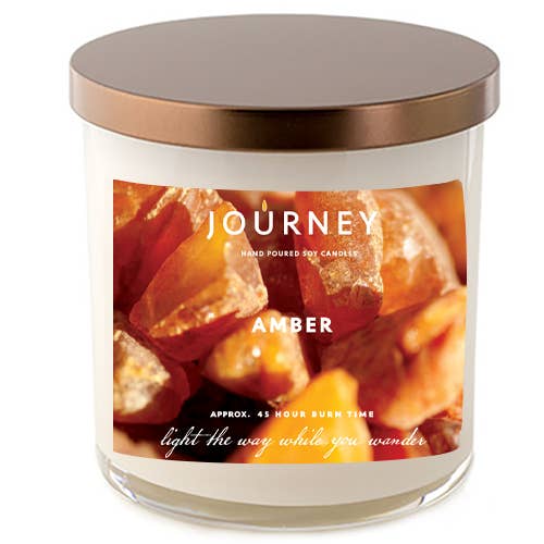 Lilypad Boutique - Wholesale Jar/Filled Candle - Amber Journey Soy Wax Candle
