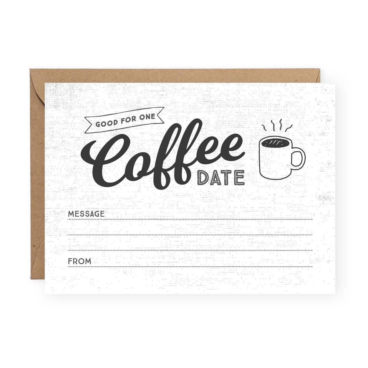 The Anastasia Co - Wholesale Everyday Greeting Card - Coffee Date Greeting Card1