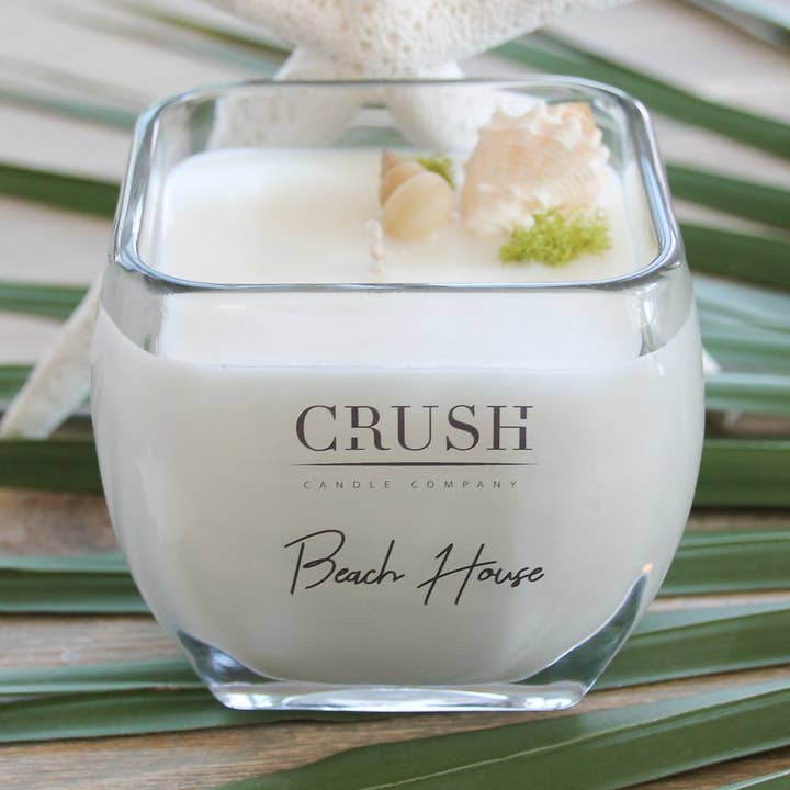 Beach House Candle for wholesale by Crush Candle Company