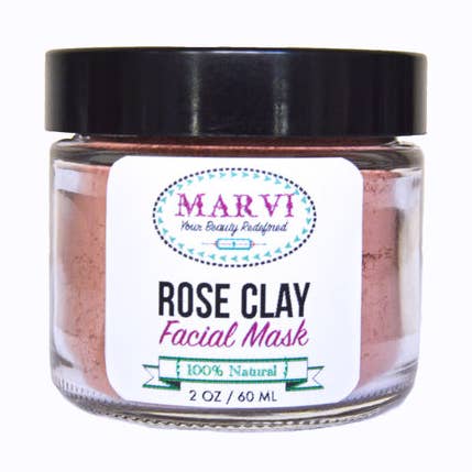 Marvi Beauty - Wholesale Skincare Face Mask - Rose Clay Mask1