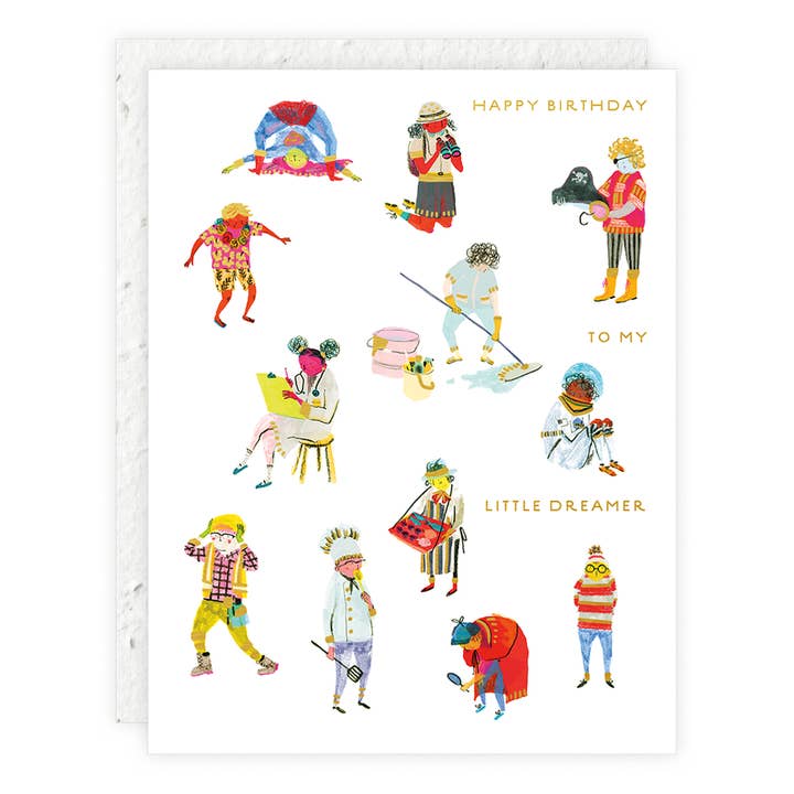 Little Dreamer - Birthday Card for wholesale by Seedlings