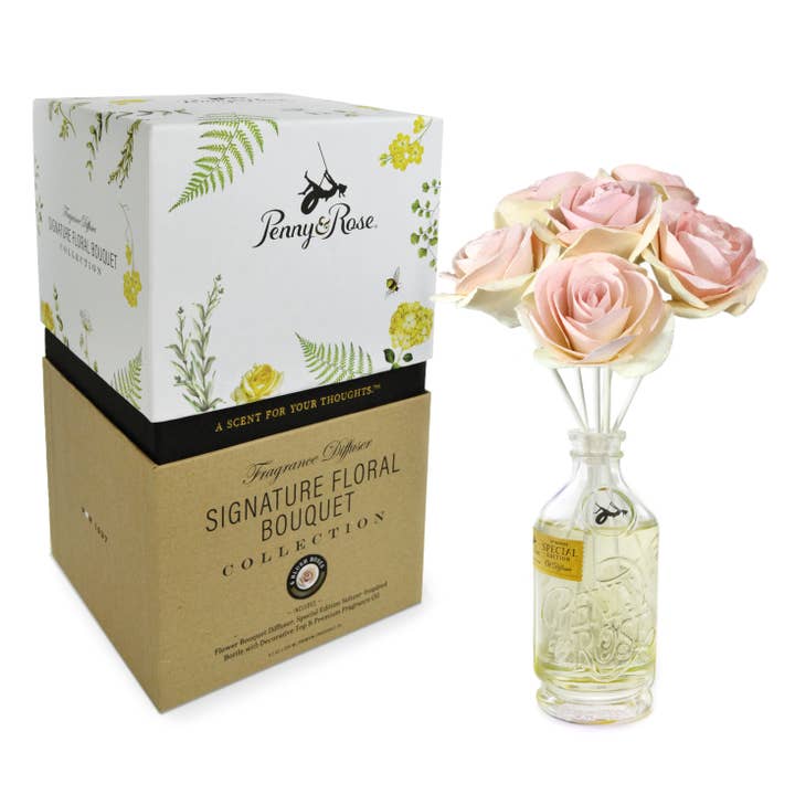 Blush Rose - Signature Floral Bouquet Diffuser for wholesale by Penny & Rose