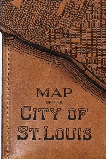 Tactile Craftworks - Wholesale Clutch Bag - Women's - St. Louis Map Clutch2