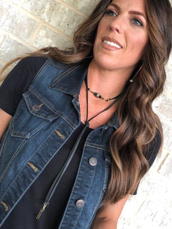 Fearless Memories Jewelry - Wholesale Woven Necklace - The Journey Leather Wrap1