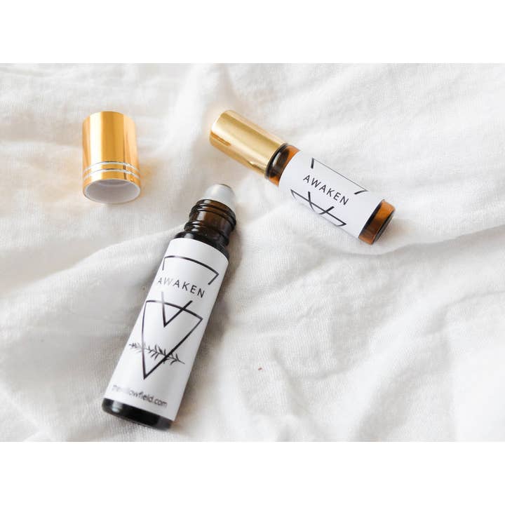 The Willow Field - Wholesale Essential Oil Roll-On - 10ml Awaken Herbal Roller1