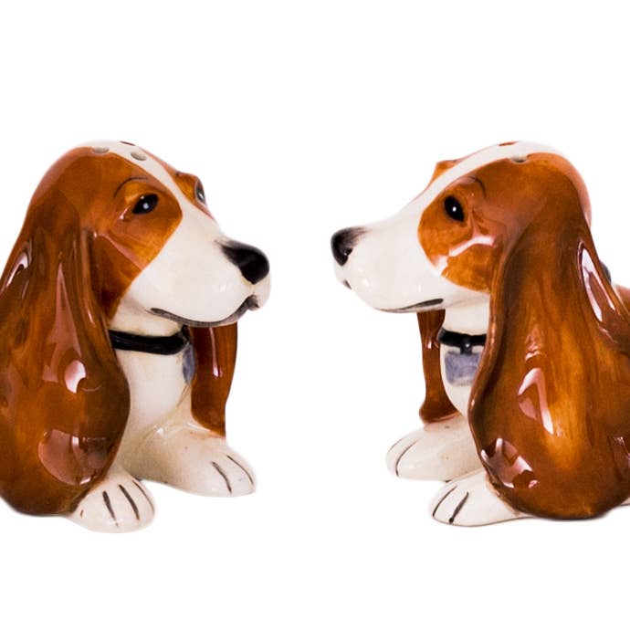 Blue Sky Clayworks - Wholesale Salt & Pepper Shaker Set - Dog Salt and Pepper Set