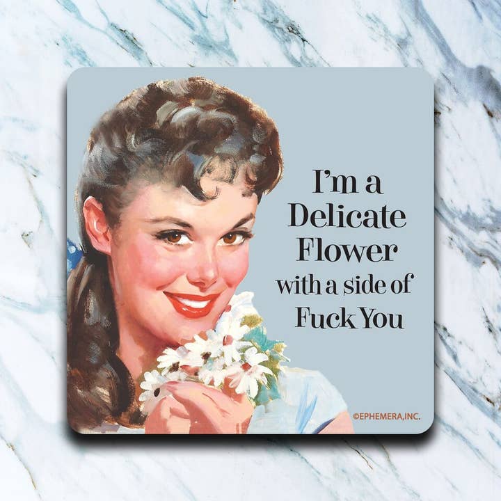 Delicate Flower Coaster for wholesale by High Cotton Gifts