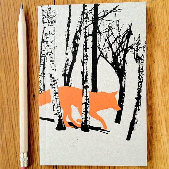 Renard/Wolf Journal pour la vente par Little Lark