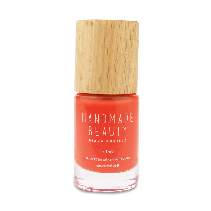 Nail Polish Non Toxic Color Papaya - Handmade Beauty for wholesale by HANDMADE BEAUTY COSMETICS LLC