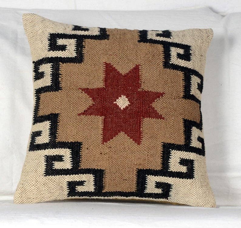 Jaipur RugHauz – wholesale Dekorativ kudde – Uppsättning av 4 jute kuddar 84