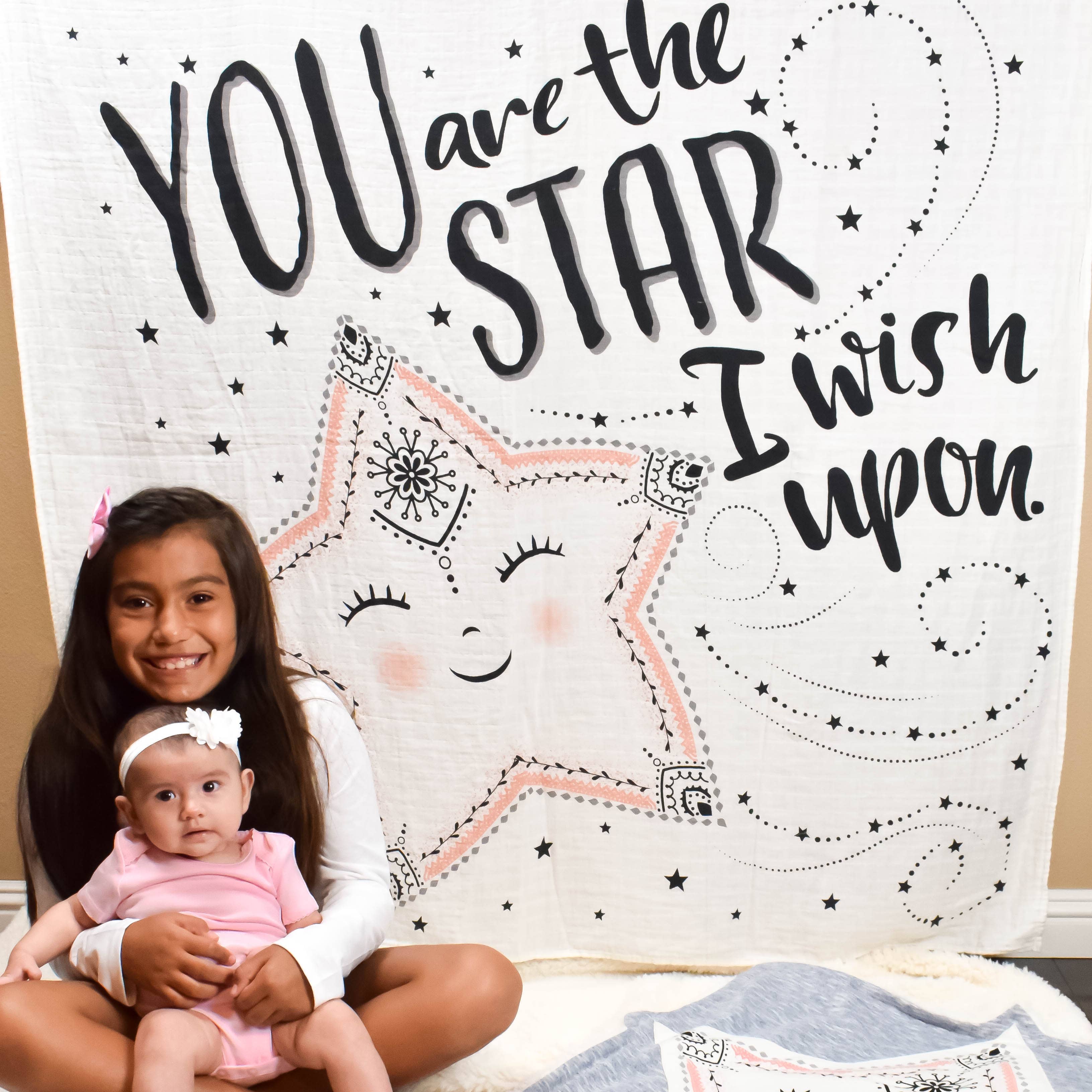 Lil Be - Wholesale Swaddle - Baby - Organic Swaddle You are the Star3