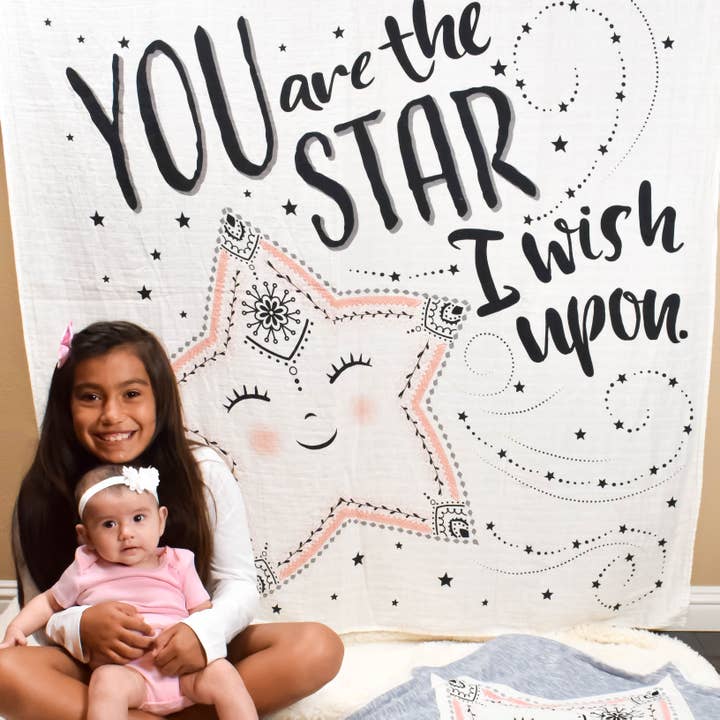 Lil Be - Wholesale Swaddle - Baby - Organic Swaddle You are the Star3