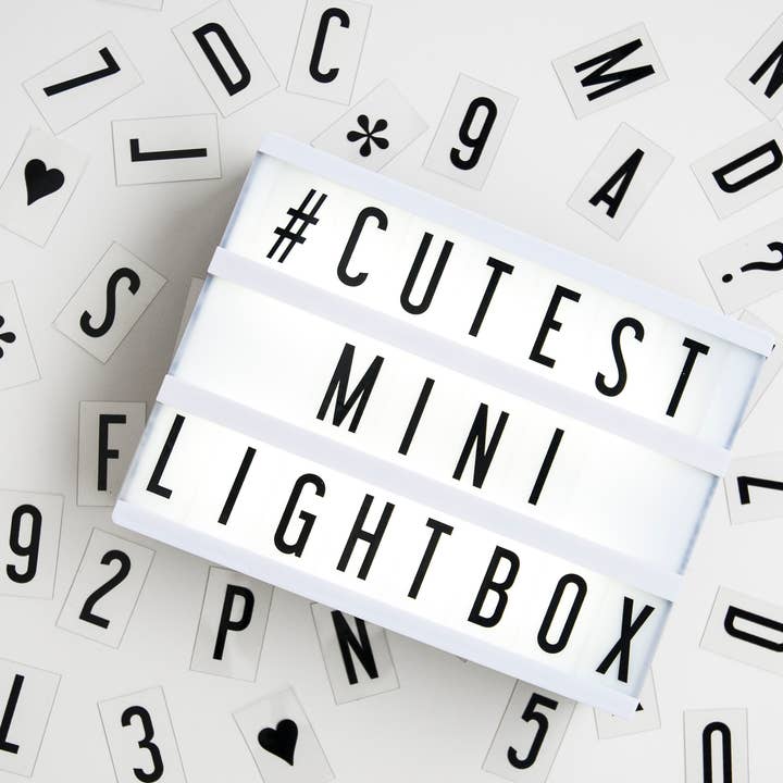 Amped & Co - Vente Pancarte - La boîte à lumière Mini Cinema par My Cinema Lightbox®