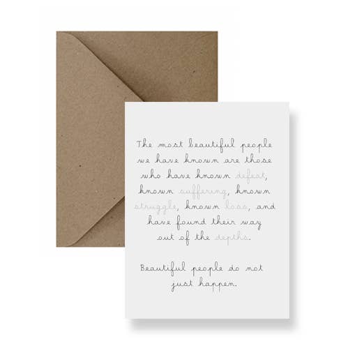 IMPAPER - Wholesale Everyday Greeting Card - Beautiful People Greeting Card0
