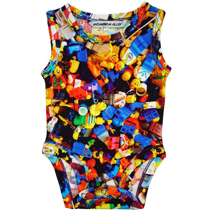 Tank Bodysuit - Lego People for wholesale by Inchworm Alley