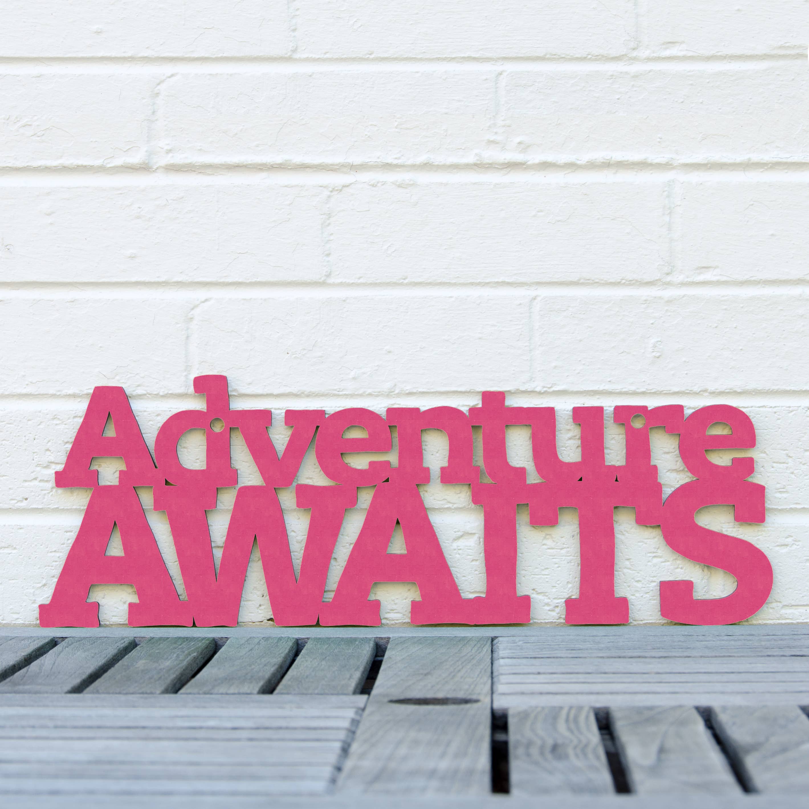 Spunky Fluff - Wholesale Wall Sign - Adventure Awaits Outdoor Lover Wall Art Sign3