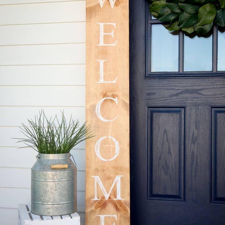 Native Range, LLC - Wholesale Outdoor Sign - 5' x 10" Paw Print Welcome Sign