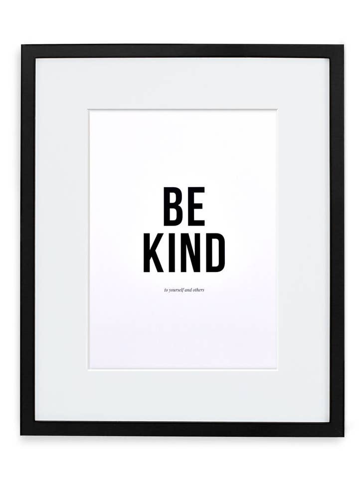 Be Kind Art Print for wholesale by Swell Made Co.