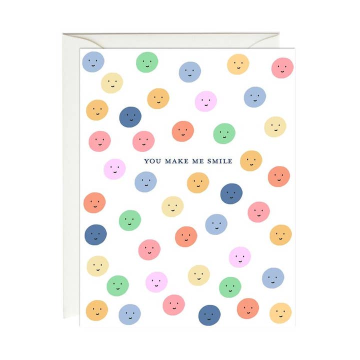 Paula & Waffle - Wholesale Everyday Greeting Card - Smiles Card0