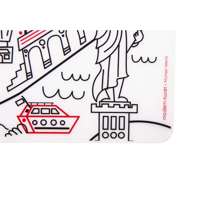 modern-twist - Wholesale Coloring Mat - Kids & Baby - Mark-Mat Set: New York City1