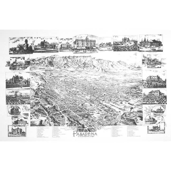 Pasadena 1893 pour la vente par Historic Urban Plans, Inc.