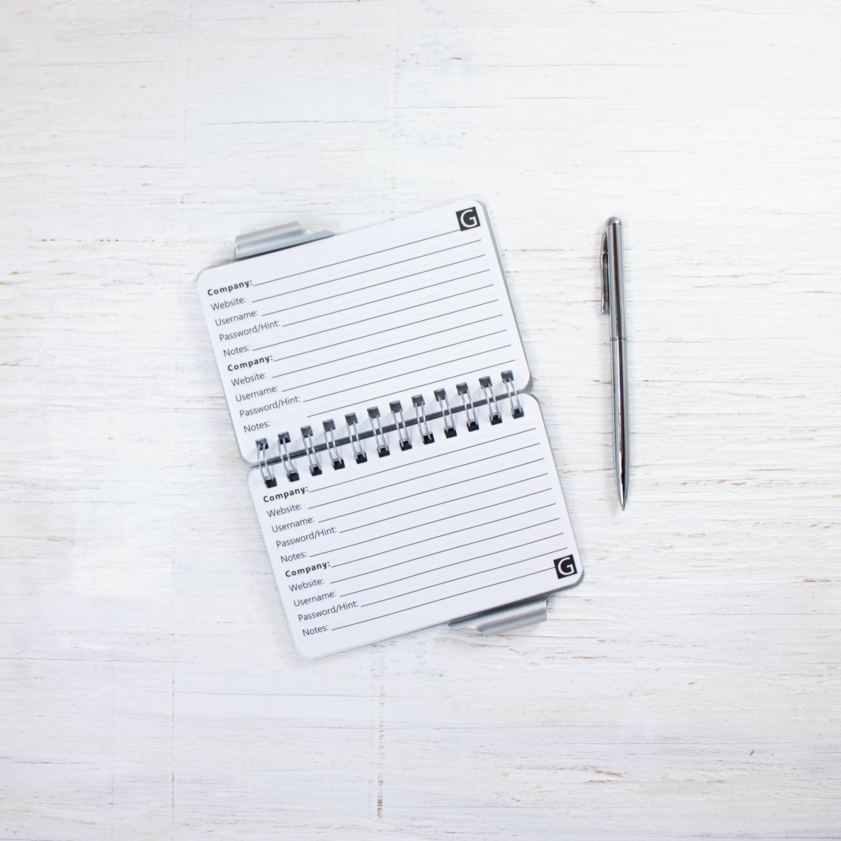 Wellspring - Wholesale Notepad - Password Book - Whimsical Blooms3