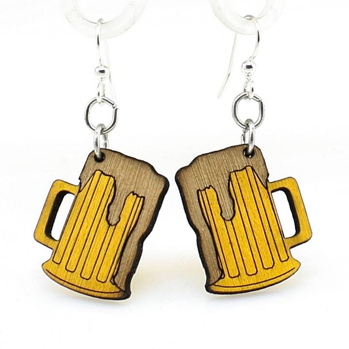 Biermok oorbellen voor wholesale door Green Tree Jewelry