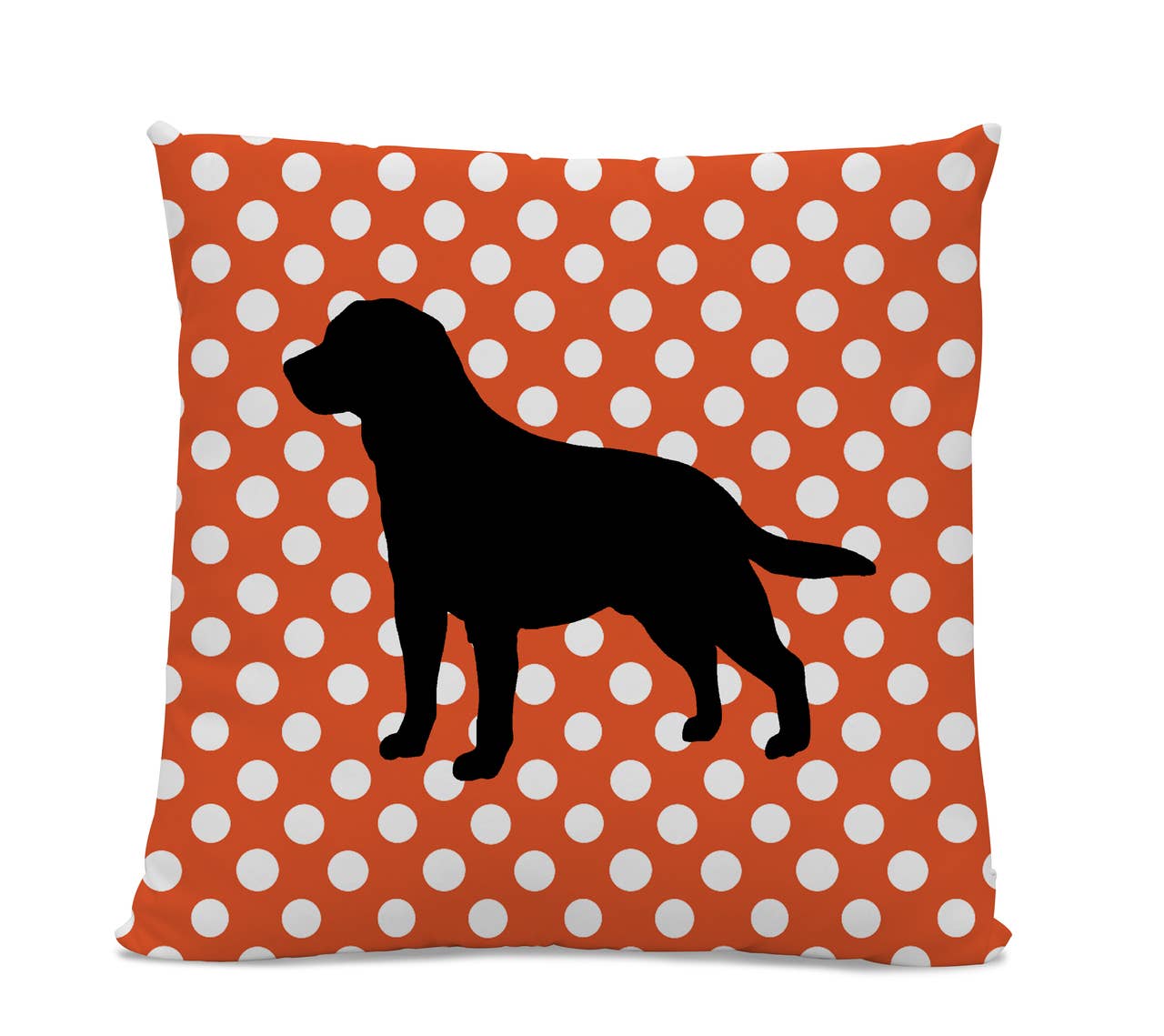 Sophisticated Pup - Vendita all'ingrosso Cuscini decorativi - Cuscino da laboratorio a pois 66 x 66 cm, in poliestere filato0
