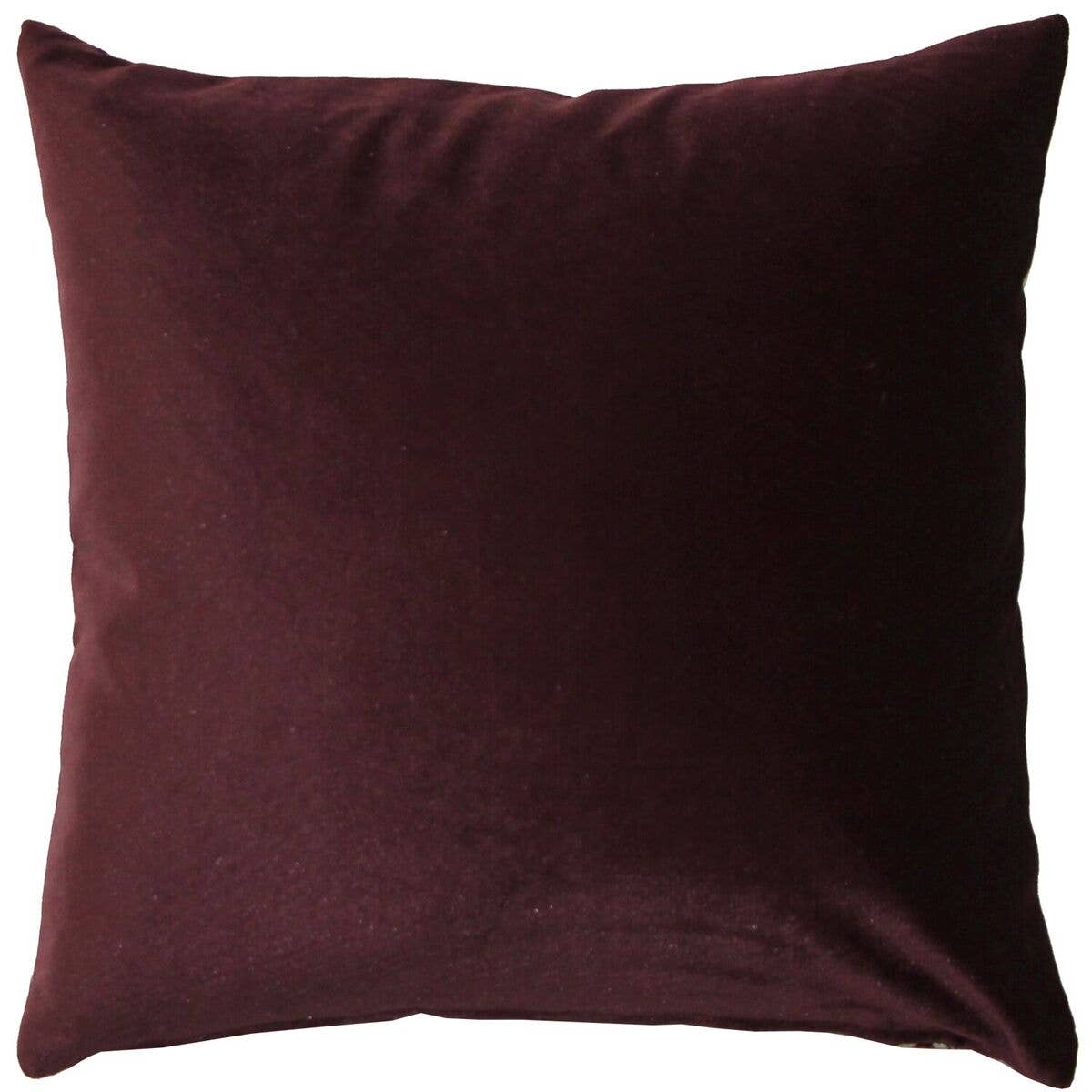 Pillow Decor - Wholesale Throw/Decorative Pillow - 20" x 20" Burgundy Seigaiha Scallop Throw Pillow1
