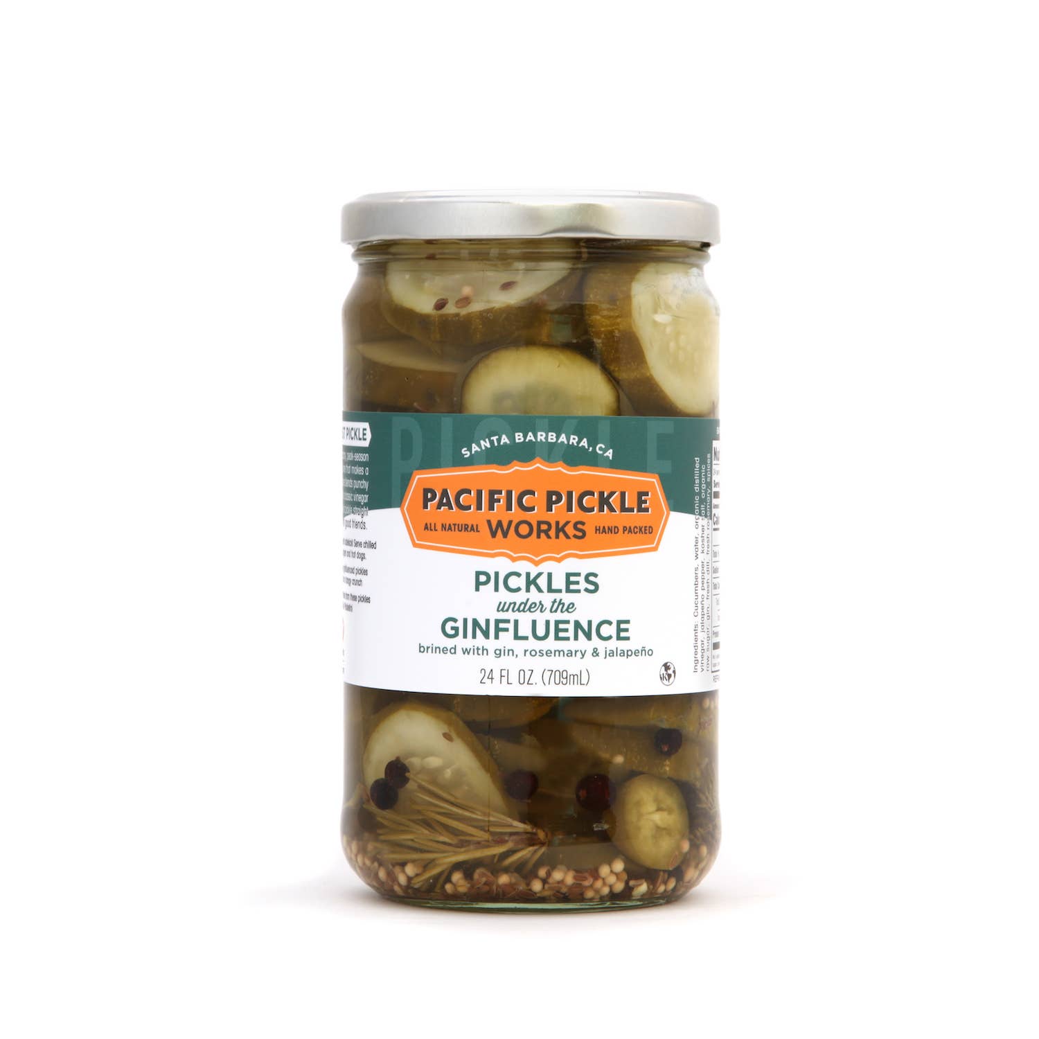 Pacific Pickle Works - Wholesale Pickled vegetables - Pickles Under The Ginfluence - Pickles brined with gin