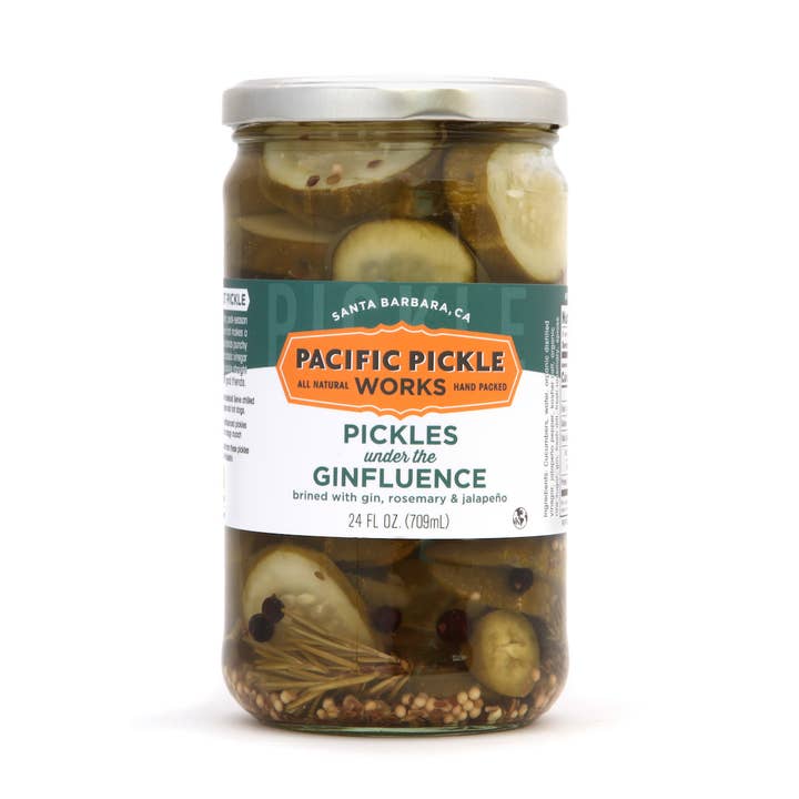 Pacific Pickle Works - Wholesale Pickled Vegetables - Pickles Under The Ginfluence - Pickles brined with gin