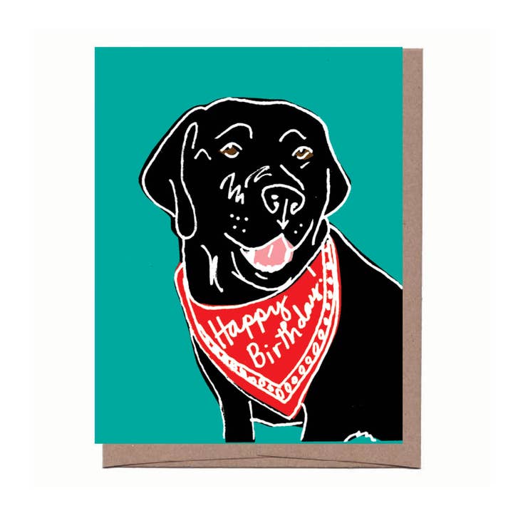 Bandana	Birthday Greeting Card for wholesale by La Familia Green