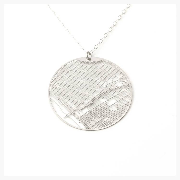 Aminimal - Wholesale Pendant/Charm Necklace - Gold - L.A. Santa Monica0