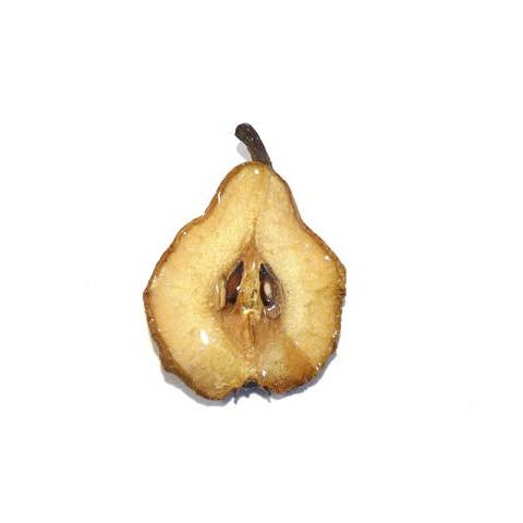 Pear Pin - Fruit Jewelry for wholesale by Glitterlimes
