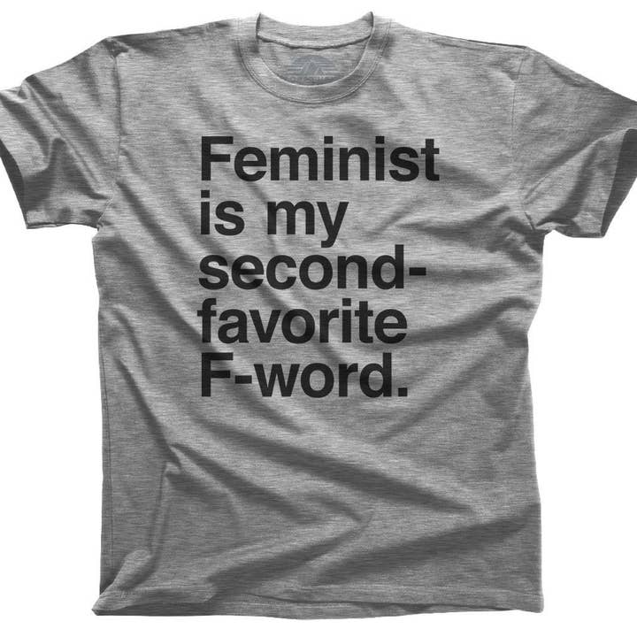 Boredwalk - Wholesale Screen Printed T-Shirt - Men's - Men's Feminist is My Second Favorite F Word T-Shirt1