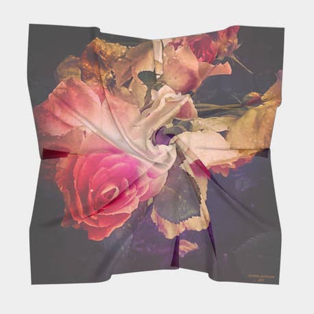 Sciarpa «Roses» per la vendita all'ingrosso da parte di Menen Pictures Shop